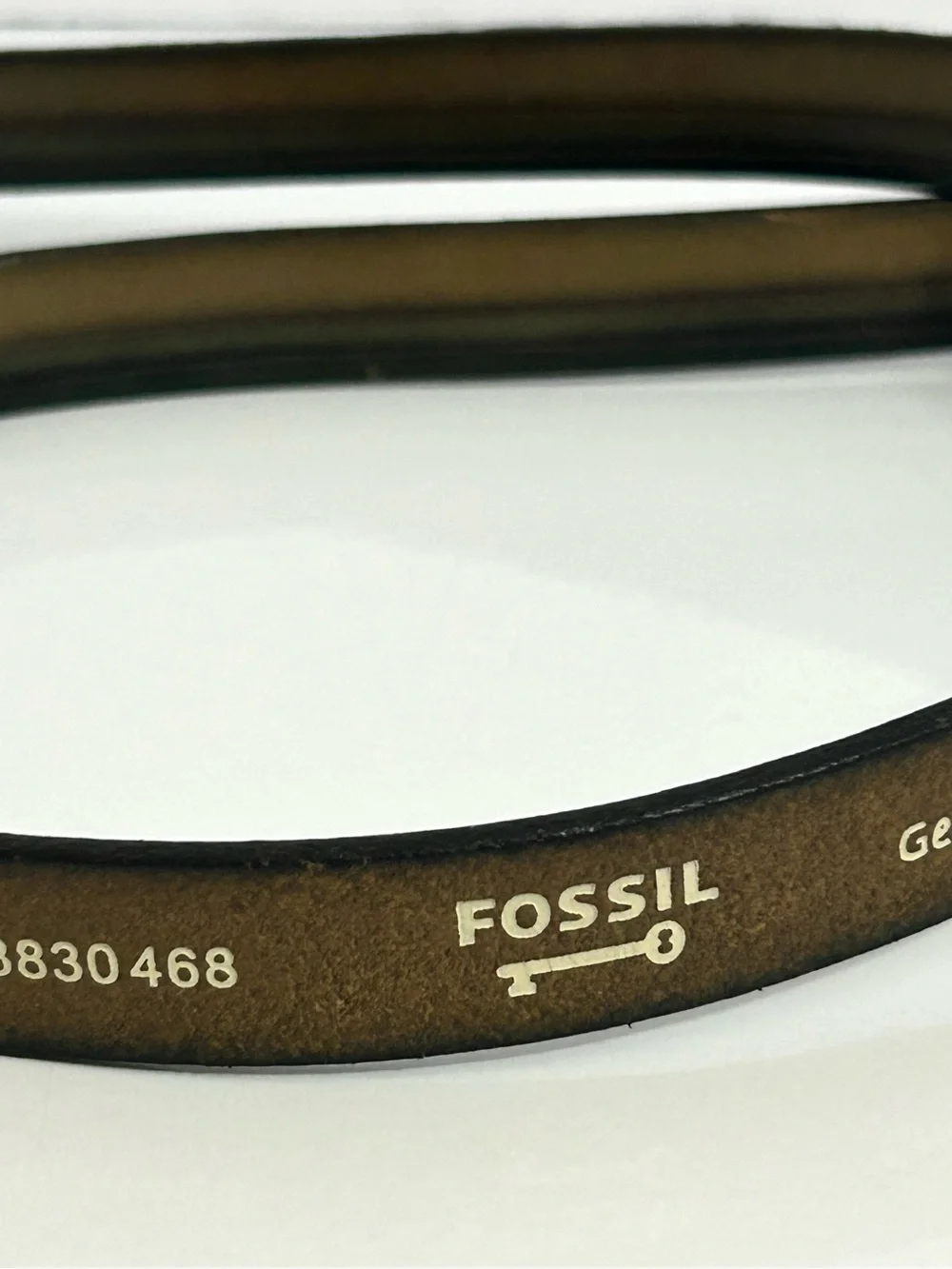 Fossil Leather Belt in Green - women’s Belt size L